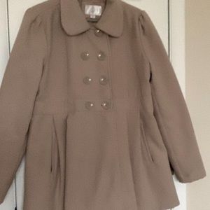 Pleated Xhilaration Peacoat